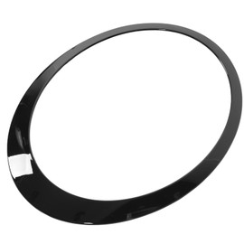 Front Grille Trim, 4pcs ABS PP Original Standards Gloss Black Headlight Taillight Cover Trim, Surround Headlight Trim Ring Replacement for Mini R56 R57 R58 R59 Cooper S JCW 2007‑2015