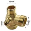 Air Compressor Check Valve and Hose, 200mm Exhaust Pipe with