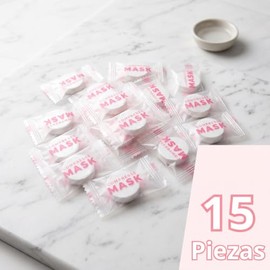 Paquete 15 Mascarillas Comprimidas Faciales Hidratantes Beauty Forma De Pastilla Cuidado Facial Tela De Algodón Natural Suave