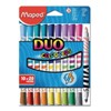 Maped Duo Color 'Peps Colouring Markers x 10=20 Colors