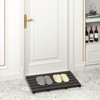 Bath Mat for Bathroom Luxury Shower - Non-Slip Bamboo Wooden