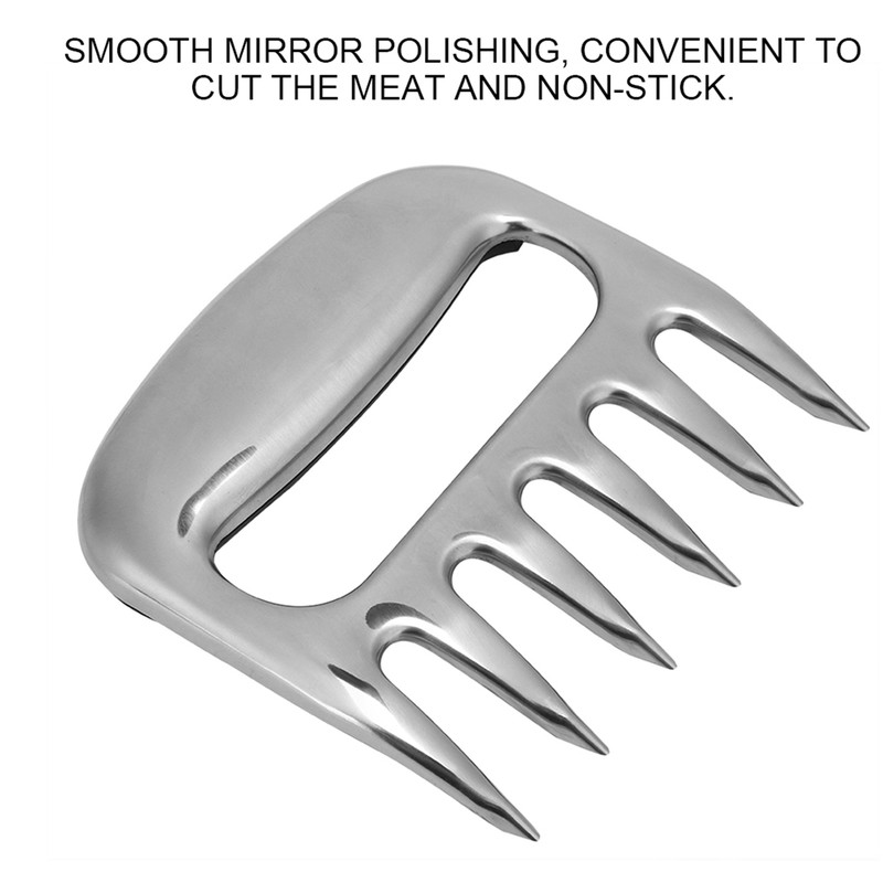 Stainless Steel Meat Divider Bear Claw Shaped Turkey Cutter Splitter