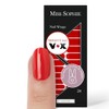 Original Miss Sophie Nagelfolien Lipstick Red I 24 ultra-dünne Nagellack-Streifen