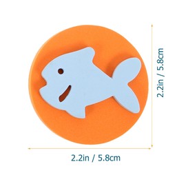 6pcs Painting Sponge Seal for Boy Girl DIY Art Easy to Clean Stamps for Preschool Kindergarten for Graffiti Craft Activities