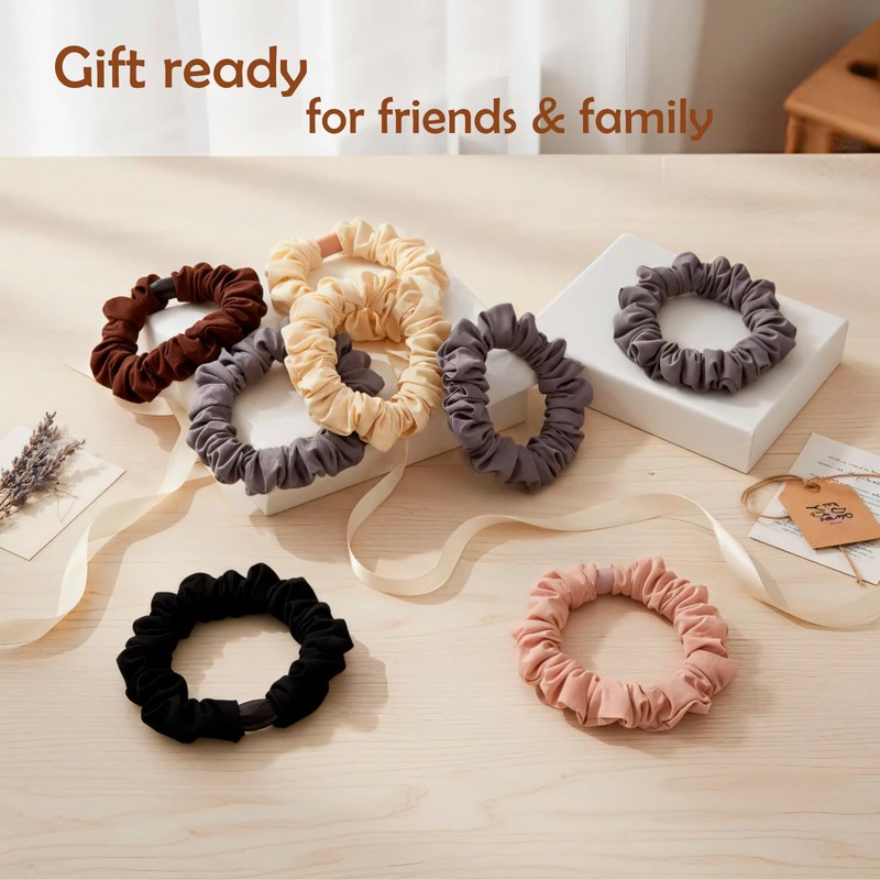 5 Pcs Hair Ties Scrunchy – Soft Elastic Hair Ties