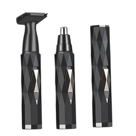 FRCOLOR Nose Hair Shaver for Men Multi-Purpose Electric Trimmer Portable Nose Hair Machine USB Rechargeable Mini Eyebrow Trimmer Set for Travel