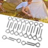 Vcriczk Mechanical Eye Bolts, M4 Stainless Steel Rust Proof 20