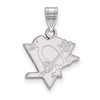 Pittsburgh Penguins Medium (5/8 Inch) Pendant (Sterling Silver)