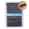 Lash Clusters 240 Pcs Individuals Eyelash Extensions 16-20MM Dramatic Long