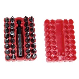 33 pc SECURITY BIT SET TORX TAMPERED PROOF DRILL DRIVER TOOL SCREWDRIVERS BITS