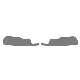 The Tint Effect Precut Window Tint Kit Compatible with Ford F-150 Crew Cab Truck (2015-2020) (Includes: Front Windshield Two Piece Visor precut in 45%) Automotive Film