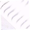 FRCOLOR 18 Pairs Eyebrow Sticker Kit Waterproof Artificial Eyebrows for