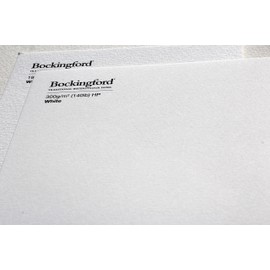 BOCKINGFORD Unbekannt St Cuthberts Mill Bockingford Aquarellpapier T4533000101DQ: 300 g/m², Satiniert, Aquarellblock 29,7 x 21 cm (DIN A4), einseitiggeleimt, 12 Blatt, Weiß