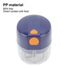 Garlic Chopper Electric Portable Blue 3 Blade Design 250mg Capacity
