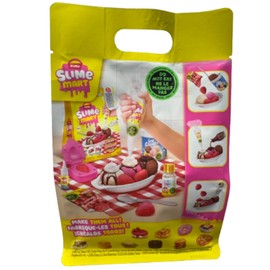 ZURU Slime Mart Ice Cream Sundae Kit, Make Your Own Realistic Slime Food, with Strawberry Mold and Decorations