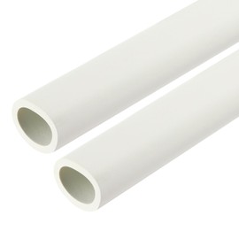 QUARKZMAN Pack of 2 Pipe Insulation Foam Pipe Insulation 32 mm (1 1/4 Inch) ID 44 mm OD 24 Inch Heat Protection for Frost Protection Insulation, Handle, White