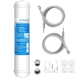 Under Sink Water Filtration System - Low Cost Replacement Water Filter for Ice Maker,Coffee Maker and Skin Care,Highly Effective Reduces Chlorine,Bad Taste&Odor,Good Choice for Home Bar and Bathroom