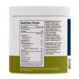 Blonyx Hydra+, Mango & Passionfruit, Real-Food Energy and Electrolyte Drink Powder for Sport
