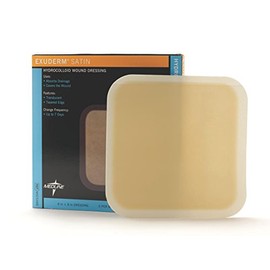 Medline Exuderm Satin Hydrocolloid, 8" x 8" (Pack of 5)