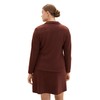 TOM TAILOR womens plus size blazer, 32404 - Raisin Melange