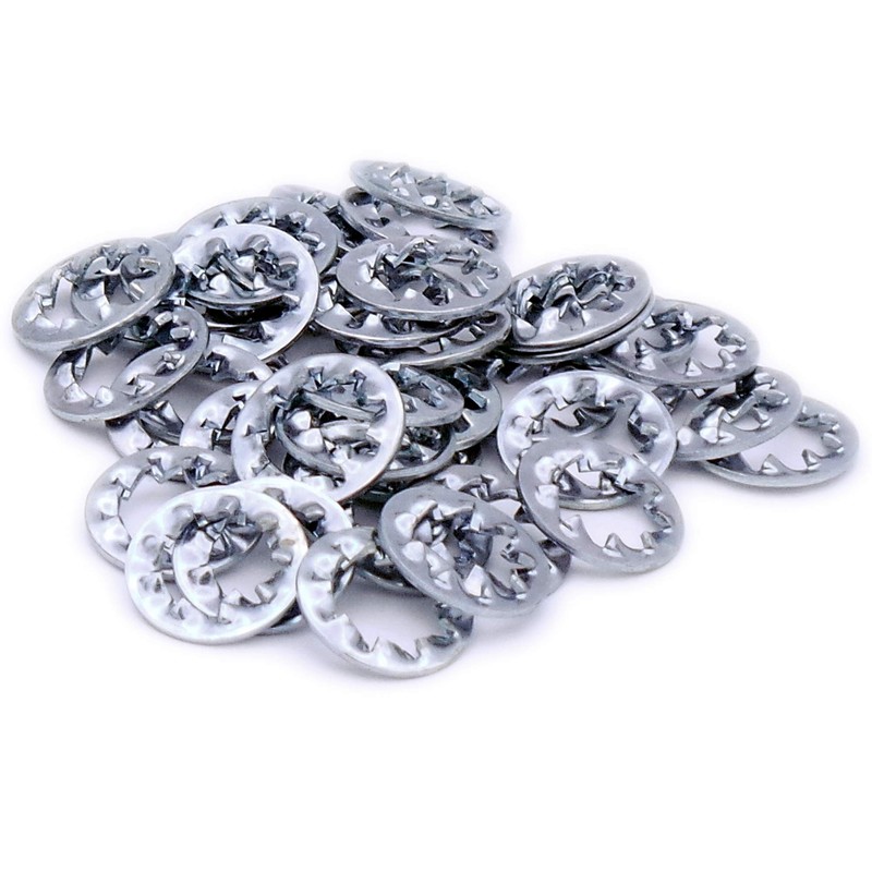 M6 (6mm) Shakeproof Washer (Internal) - Steel (Pack of 40)