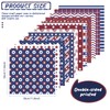 ZHAO 24 Sheets 4th of July Pattern Paper Pack Patriotic