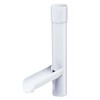 Inefa Gutters DN 50, 31 cm, white plastic, Rain Gutter