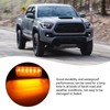 4Pcs LED Grille Lights DC12V Amber High Brightness Front Grille