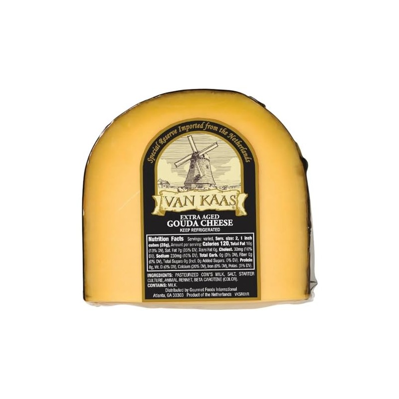Van Kaas Special Reserve Extra Aged Gouda Wedge, 6 oz,