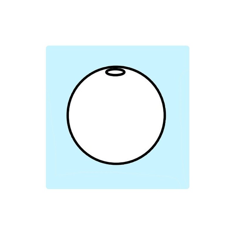 BeadTin Crystal Transparent 14mm Round Craft Beads (36pcs)