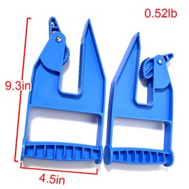 FUZIDDN Pair of Mat Movers Tool – Ergonomic Rubber Mat Grippers for Gym/Horse/Stall Mats | Stainless Steel Anti-Slip Design & IP67 Waterproof | Saves 70% Time vs Manual Handling