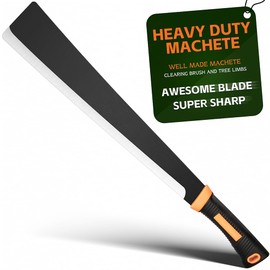 Billhook Sickle Machete for Yard Work Cutting Trees Heavy Duty machetes Mexicanos de Trabajo Best Survival Machete Camping,Gardening Machete,Land Management,Hunting and Outdoor.