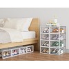 HOMIDEC HOMIDEC Shoe Storage Box,12 pcs Stackable Shoe Boxes Clear