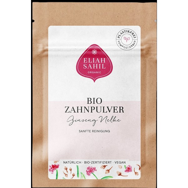 Eliah Sahil Organic Ginseng Clove Toothpowder, 6 g