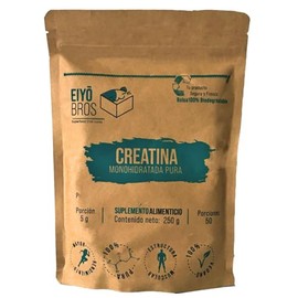 Eiyo Bros Creatina Monohidratada pura en bolsa 100% biodegradable