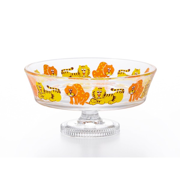 ADERIA 6193 Aderia Retro Dessert with Stems, Shallow Type, Zoomate,