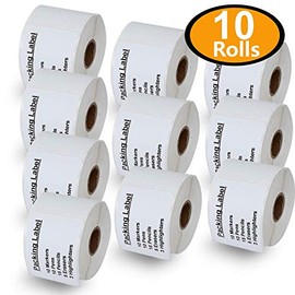 BETCKEY - Compatible DYMO 30324 (2-1/8" x 2-3/4") Veterinary Diskette Media Perforated Labels, Compatible with Rollo, DYMO 4XL & Zebra Desktop Printers[1 Rolls/400 Labels]