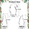 LUBTOSMN Gnome Cookie Cutter Set-5.3" 4.5" 4.3"-3-Pieces-Holiday Cookie Cutters Fondant