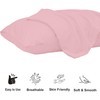 R&Z Plain Dyed Luxury Polycotton Housewife New 2 x Pillow
