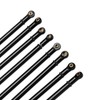 8pcs M3 Aluminum Alloy Link Rod Linkage Set for Axial