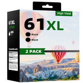 iNKPAD 61XL Ink Cartridges Replacement for HP Ink 61 61XL Printer Ink(Black)