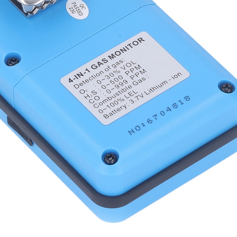 Gas Monitor 4 in 1 CO H2S O2 LEL Accurate