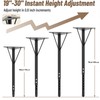 Yuleimy Adjustable Metal Table Legs 19-30 Inch, Heavy Duty Desk