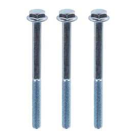 ZNB W702527-S437 Thermostat Housing Engine Bolts Kit for Ford Explorer 1997-2010 for Mustang 2005-2010 for Ranger 2001-2011 3Pcs Silver