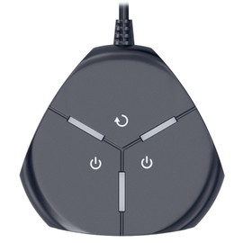 PC Power Button Easy Operation Small Lightweight Durable ABS Glossy Surface Desktop Computer Switch for Internet Cafe