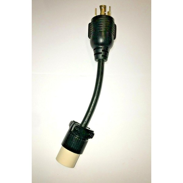 220-240 Volt to 110-120Volt Converter Stove plug NEMA L14-30 to5-15 int.20A FUSE