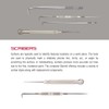 Starrett Steel Replacement for 70A Scribers with Knurled and Nickel