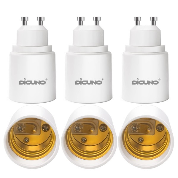 DiCUNO GU10 to E26 Base Conversion Adapter Conversion Socket Maximum