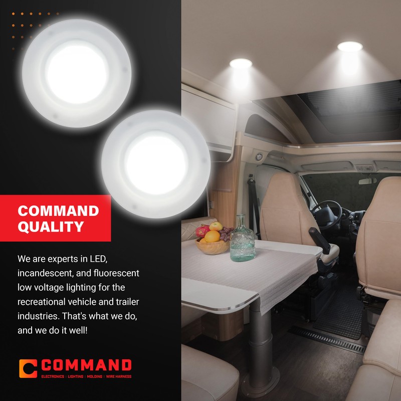 Command Electronics OEM LED RV Ceiling & Under-Cabinet Light –