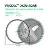 HESSION Gasket Part Rubber Rings Seal Ring Gasket Replacement for